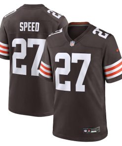 Ameer Speed Cleveland Browns Nike Team Game Jersey -  Brown