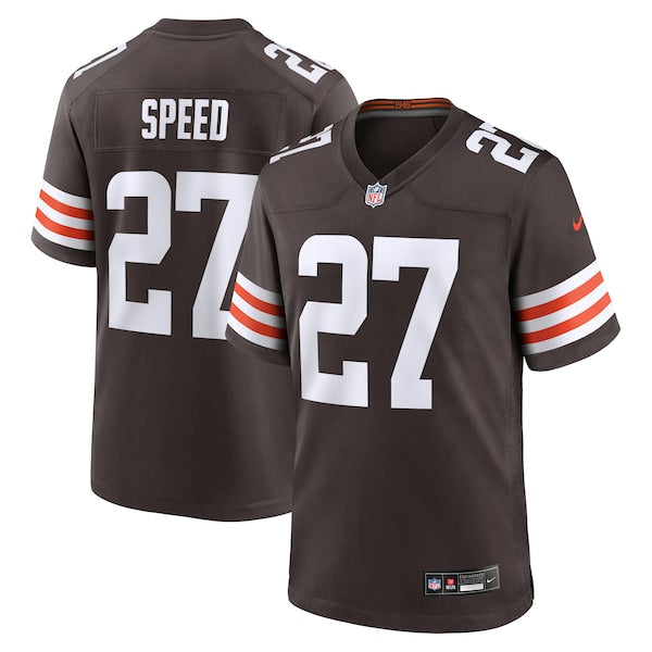 Ameer Speed Cleveland Browns Nike Team Game Jersey - Brown