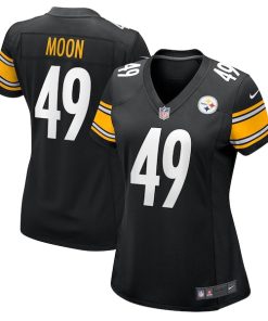 Alternative view of Jeremiah Moon Pittsburgh Steelers Nike Women's  Game Jersey -  Black