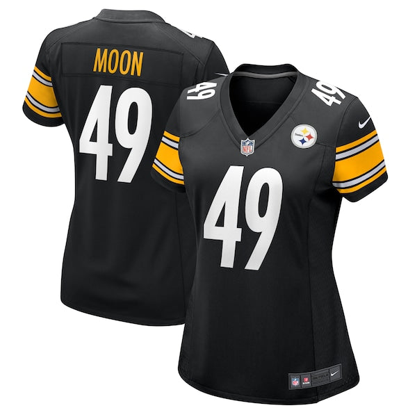 Jeremiah Moon Pittsburgh Steelers Nike Women's Game Jersey - Black - Image 2