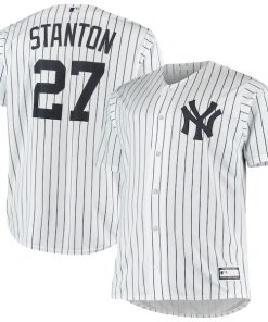 Giancarlo Stanton New York Yankees Big & Tall Replica Player Jersey - White