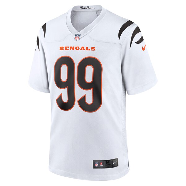 Myles Murphy Cincinnati Bengals Nike Team Game Jersey - White/Orange - Image 3