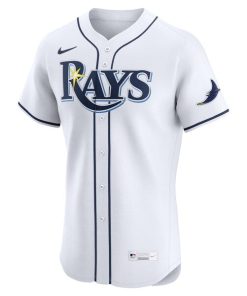 Alternative view of Tampa Bay Rays Nike  Home Elite Pick-A-Player Retired Roster Jersey - White