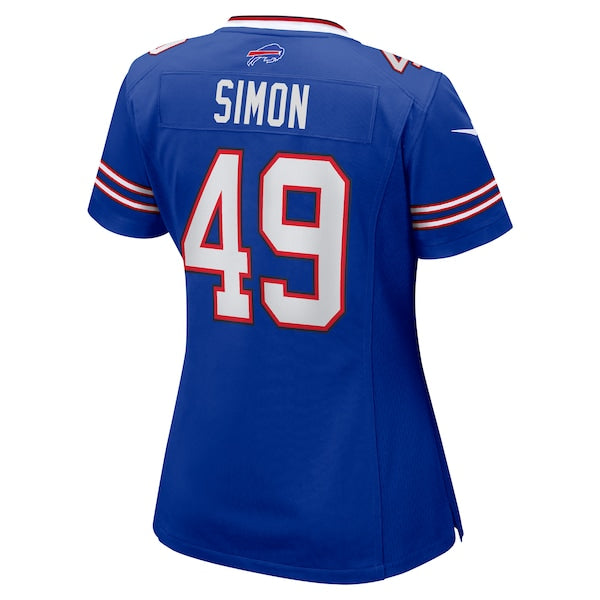 Shayne Simon Buffalo Bills Nike Women's Game Jersey - Royal - Image 3