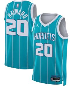 Gordon Hayward Charlotte Hornets Jordan Brand Unisex Swingman Jersey - Icon Edition - Teal