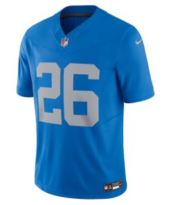 Alternative view of Jahmyr Gibbs Detroit Lions Nike Vapor F.U.S.E. Alternate Limited Jersey - Blue