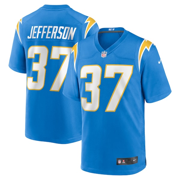 Tony Jefferson Los Angeles Chargers Nike Team Game Jersey - Powder Blue