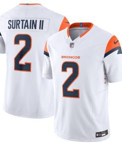 Patrick Surtain II Denver Broncos Nike Vapor F.U.S.E. Limited Jersey - White