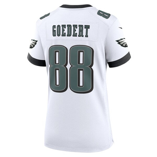 Dallas Goedert Philadelphia Eagles Nike White Game Jersey - White/Black/Green - Image 4