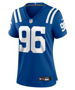 Alternative view of Chris Wormley Indianapolis Colts Nike Women's Team Game Jersey -  Royal
