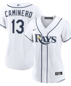 Junior Caminero Tampa Bay Rays Nike Women's Home Replica Jersey - White