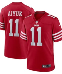 Brandon Aiyuk San Francisco 49ers Nike Women's Team Game Player Jersey - Scarlet