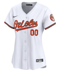 Alternative view of Baltimore Orioles Nike Women's Home Limited Custom Jersey - White