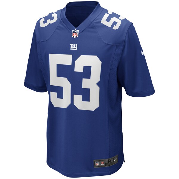 Harry Carson New York Giants Nike Game Retired Player Jersey - Royal - Image 2