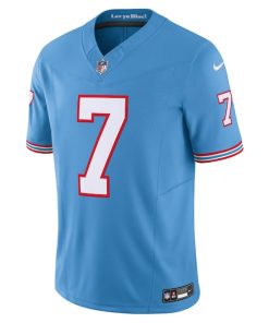 Alternative view of Malik Willis Tennessee Titans Nike Vapor F.U.S.E. Limited Jersey - Light Blue