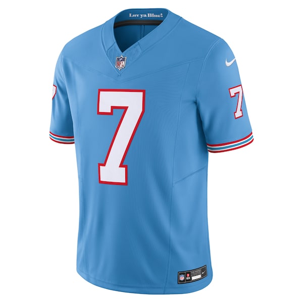 Malik Willis Tennessee Titans Nike Vapor F.U.S.E. Limited Jersey - Light Blue - Image 2
