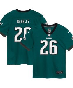 Saquon Barkley Philadelphia Eagles Nike Preschool Player Game Jersey - Midnight Green