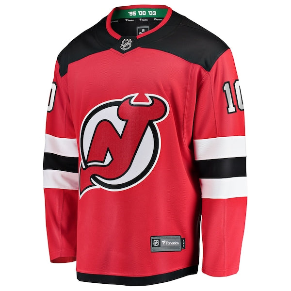 Daniel Sprong New Jersey Devils Home Breakaway Jersey - Red - Image 2