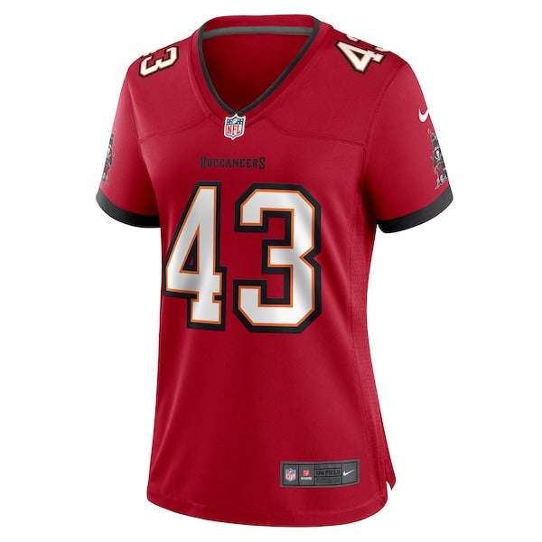 Chris Braswell Tampa Bay Buccaneers Nike Women's Game Jersey - Red - Image 3