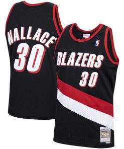 Rasheed Wallace Portland Trail Blazers 1999/00 Hardwood Classics Swingman Jersey - Black