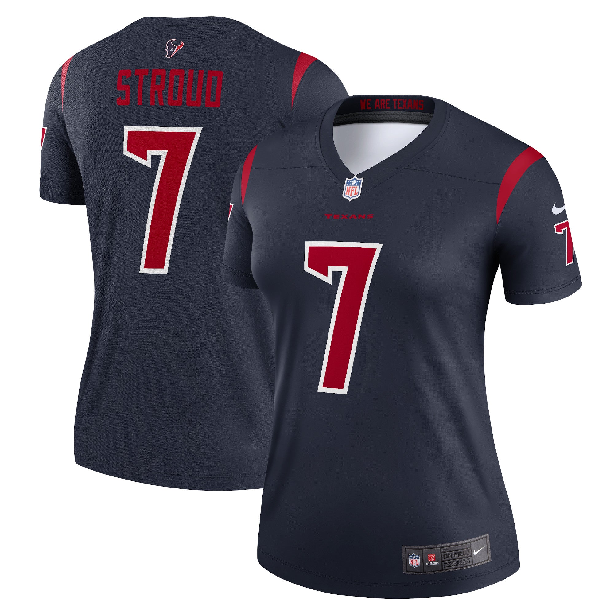 C.J. Stroud Houston Texans Nike Women's Legend Jersey - Red/Navy - Image 5