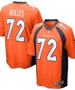 Garett Bolles Denver Broncos Nike Game Jersey - Orange