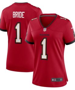 Number 1 Bride Tampa Bay Buccaneers Nike Women's Game Jersey - Red