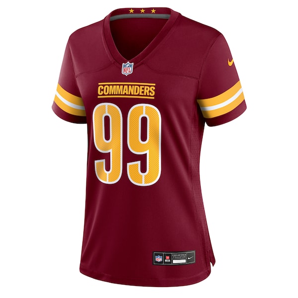 Javon Kinlaw Washington Commanders Nike Women's Team Game Jersey - Burgundy - Image 2
