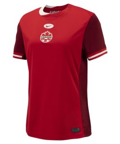 Alternative view of Canada Soccer Nike Women's 2024 Home Replica Jersey - Red