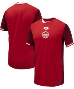Canada Soccer Nike Youth 2024 Home Replica Jersey - Red