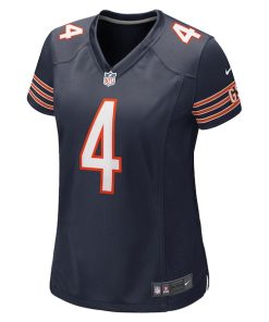 Alternative view of D'Andre Swift Chicago Bears Nike Women's  Game Jersey -  Navy