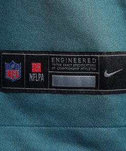 Alternative view of Tanner McKee Philadelphia Eagles Nike Team Game Jersey - Midnight Green
