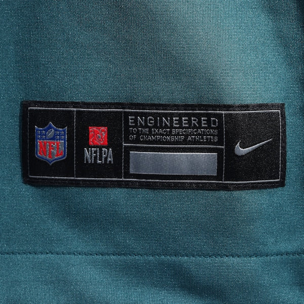 Johnny Wilson Philadelphia Eagles Nike Team Game Jersey - Midnight Green - Image 7