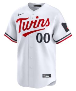 Alternative view of Minnesota Twins Nike Home Limited Custom Jersey - White