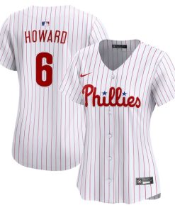 Ryan Howard Philadelphia Phillies Nike Women's Limited Jersey - White/Light Blue
