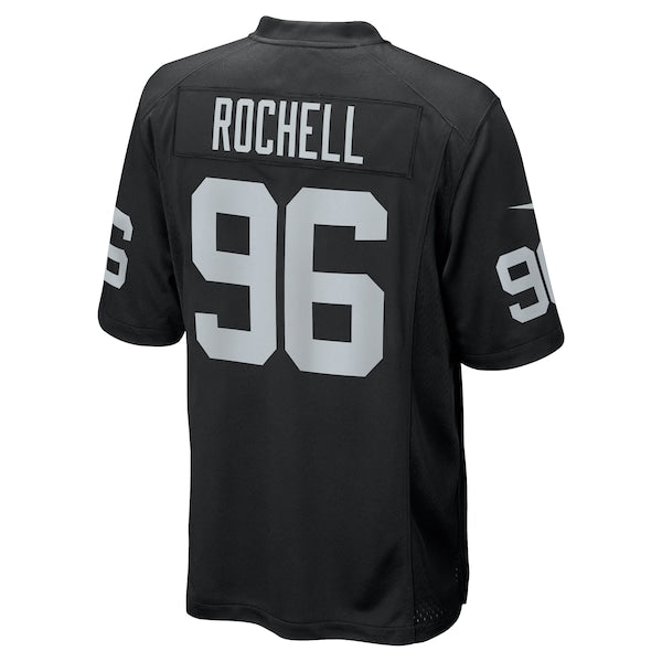 Isaac Rochell Las Vegas Raiders Nike Team Game Jersey - Black - Image 3