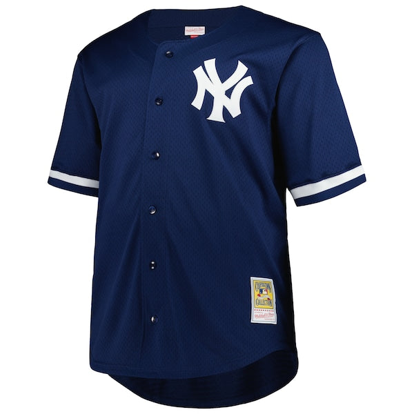 Reggie Jackson New York Yankees Big & Tall Cooperstown Collection Mesh Batting Practice Jersey - Navy - Image 2