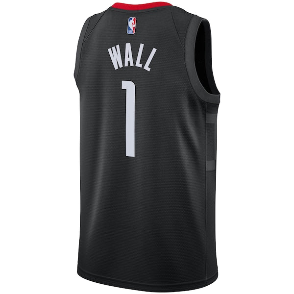 John Wall Houston Rockets Jordan Brand 2020/21 Swingman Jersey - Statement Edition - Black - Image 3
