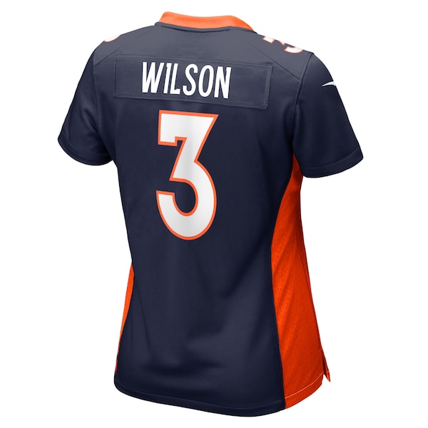 Russell Wilson Denver Broncos Nike Women's Player Jersey - Navy/Orange - Image 4
