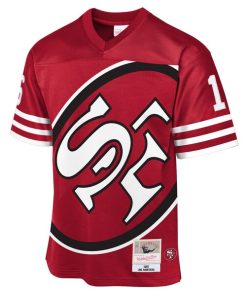 Alternative view of Joe Montana San Francisco 49ers 1990 Throwback Fashion Jersey - Scarlet