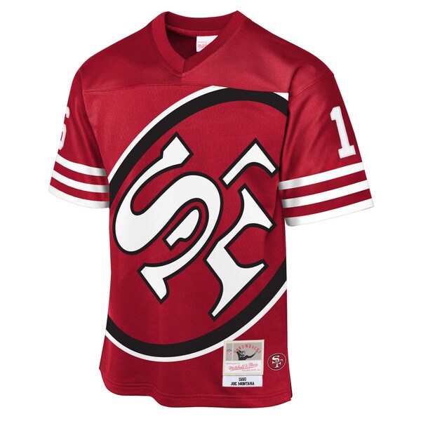 Joe Montana San Francisco 49ers Youth 1990 Throwback Fashion Jersey - Scarlet - Image 2