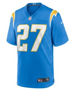 Alternative view of Essang Bassey Los Angeles Chargers Nike  Game Jersey -  Powder Blue