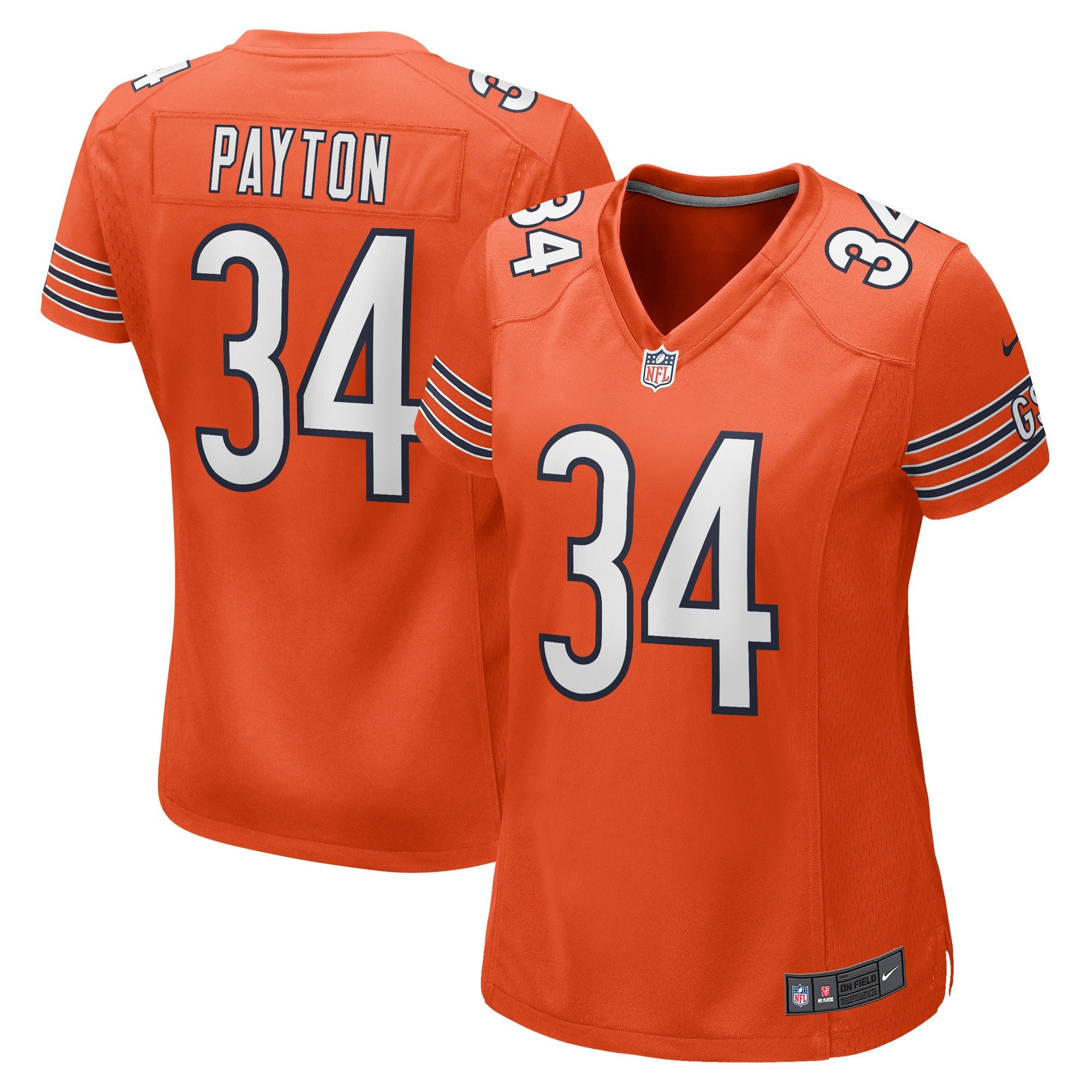 Walter Payton Chicago Bears Nike Women's Game Retired Player Jersey - Navy/Orange - Image 5
