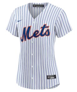 Alternative view of Brandon Nimmo New York Mets Nike Women's Home Replica Jersey - White