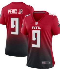 Michael Penix Jr. Atlanta Falcons Nike Women's Alternate Game Jersey -  Red/Black