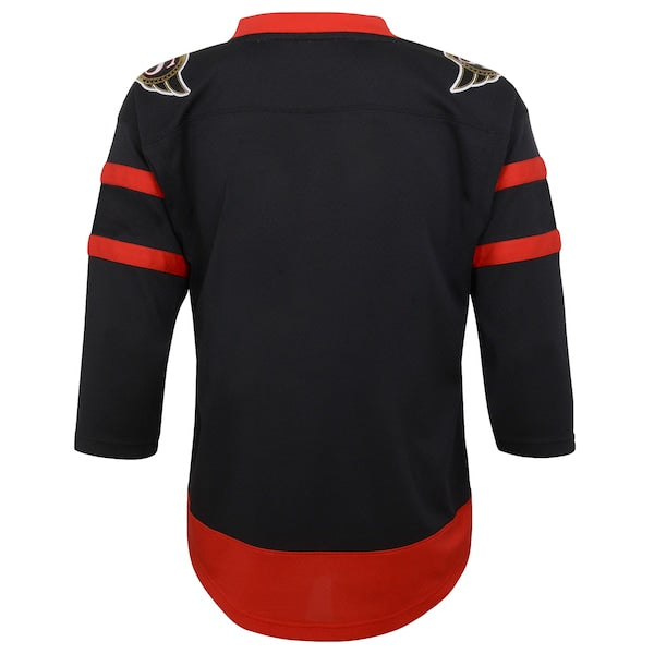 Ottawa Senators Youth Home Replica Blank Jersey - Black - Image 3