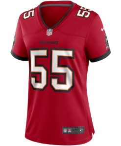 Alternative view of Derrick Brooks Tampa Bay Buccaneers Nike Women's Game Retired Player Jersey - Red