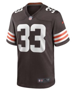 Alternative view of Ronnie Hickman Cleveland Browns Nike Team Game Jersey -  Brown