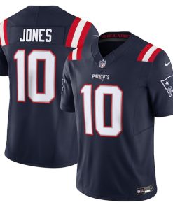 Mac Jones New England Patriots Nike Vapor F.U.S.E. Limited Jersey - Navy