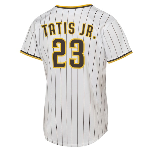 Fernando Tatis Jr. San Diego Padres Nike Youth Home Replica Player Jersey - White - Image 3